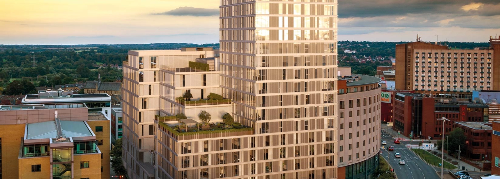 The Clarendon exterior banner 3