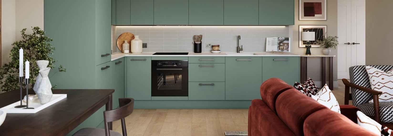 	One Waterside, Bath kitchen