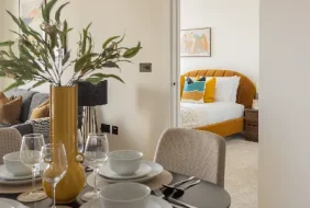 Stylish dining table