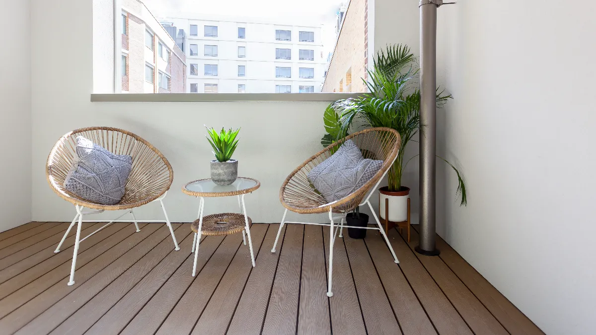 Space with seating arrangements