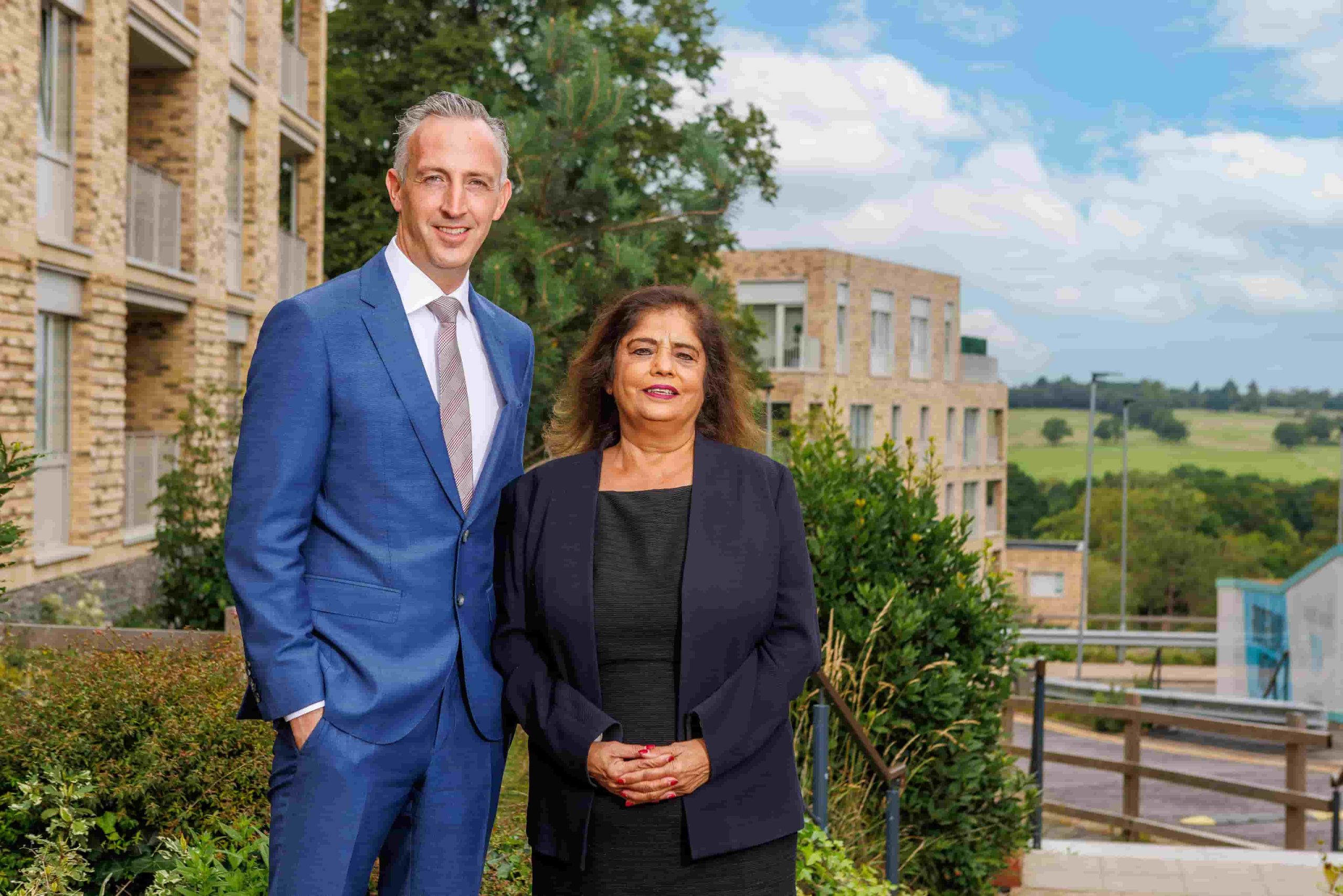 Anita Mehra and Stuart Leslie