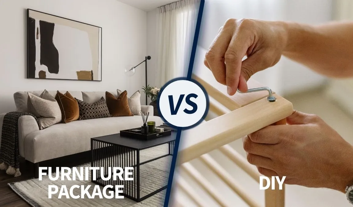 Furniture packages vs. DIY furnishing