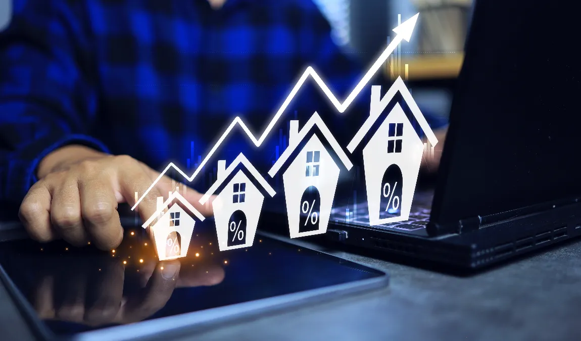 Rising property values in UK market