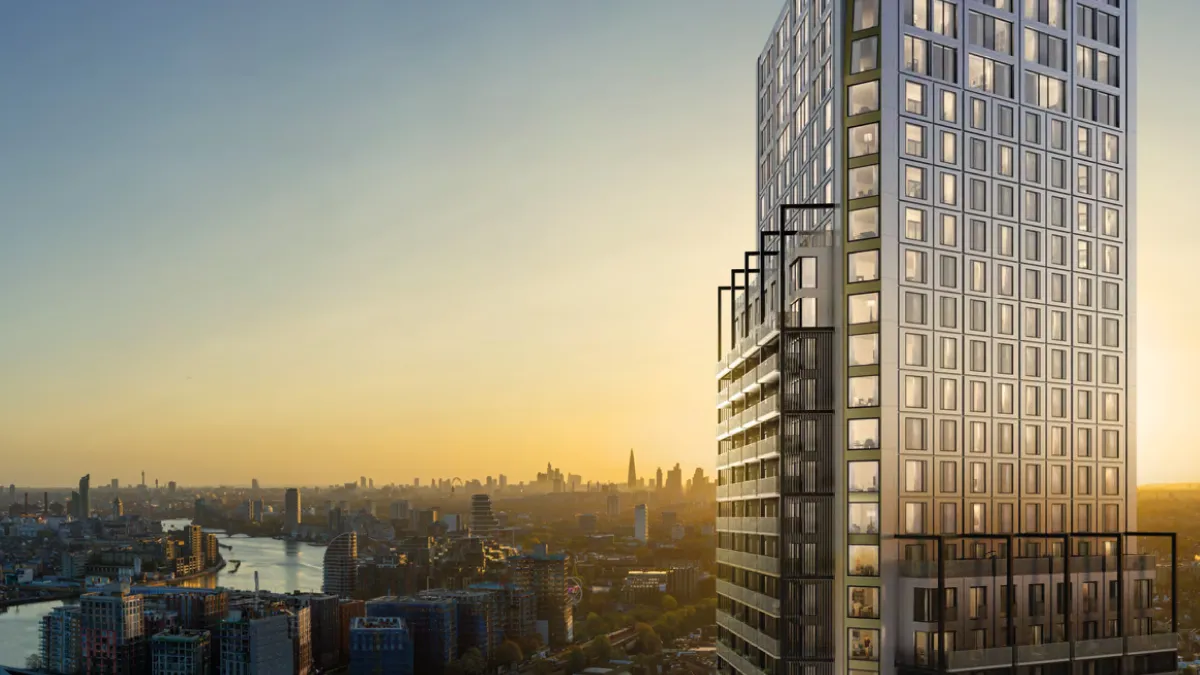 Riverside apartment in Wandsworth Mills